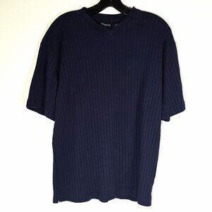 Blue Short Sleeve Shirt by George, Size M 100% Cotton New Condition